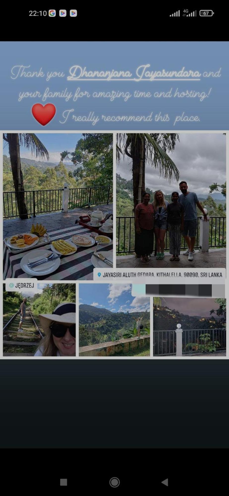Rose Dale Homestay Ella Exteriör bild