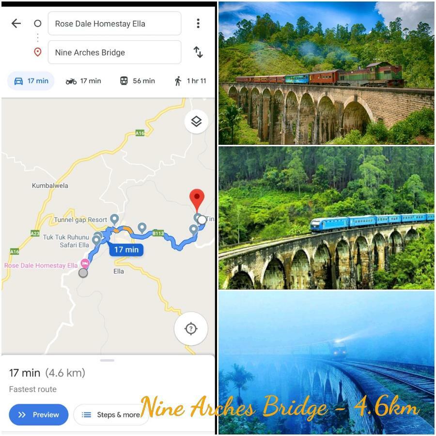 Rose Dale Homestay Ella Exteriör bild