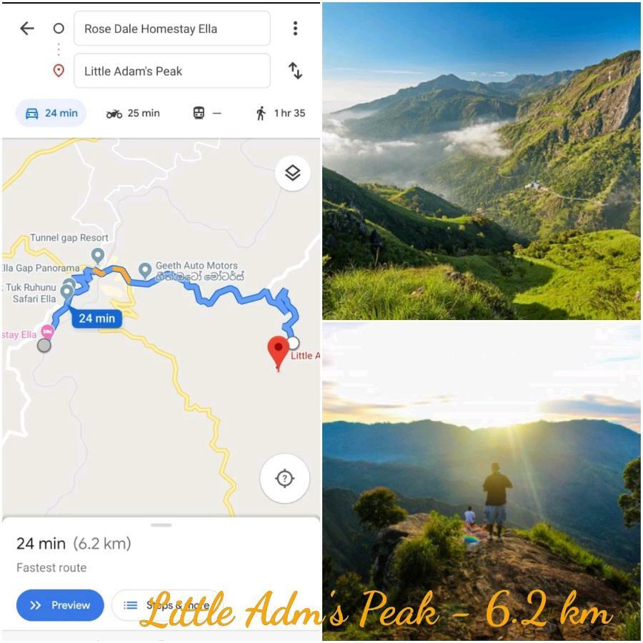 Rose Dale Homestay Ella Exteriör bild